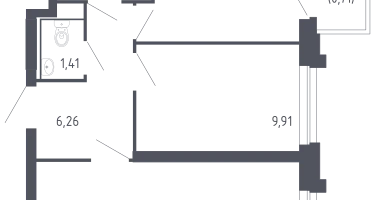 2-к. квартира, 49&nbsp;м²