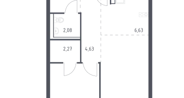 Студия, 48&nbsp;м²