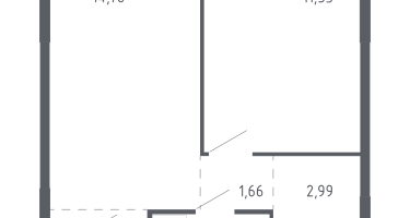 Студия, 40&nbsp;м²