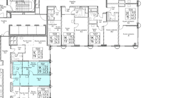 1-к. квартира, 43&nbsp;м²