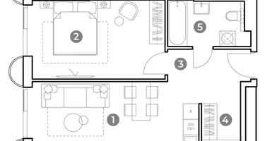 2-к. квартира, 48&nbsp;м²
