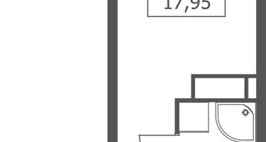 Студия, 17 м²