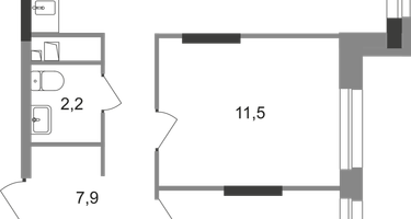 2-к. квартира, 61&nbsp;м²