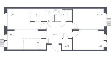 Студия, 79&nbsp;м²