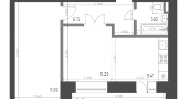 2-к. квартира, 51&nbsp;м²