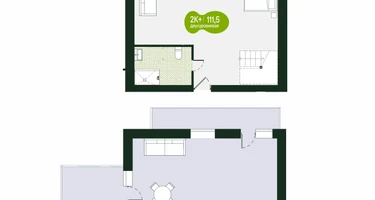 2-к. квартира, 111&nbsp;м²