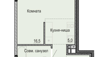 Студия, 31&nbsp;м²