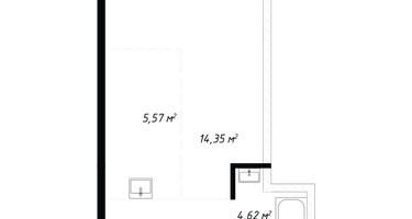 1-к. квартира, 33 м²