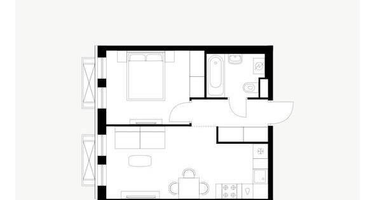 1-к. квартира, 38&nbsp;м²