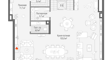 4-к. квартира, 270&nbsp;м²