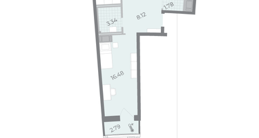2-к. квартира, 64&nbsp;м²