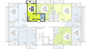 Студия, 26&nbsp;м²