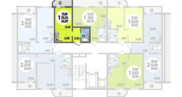 Студия, 26&nbsp;м²