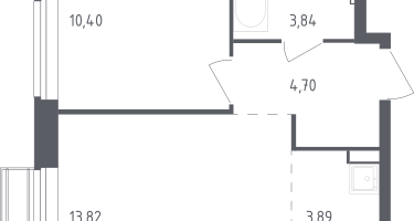 Студия, 36&nbsp;м²