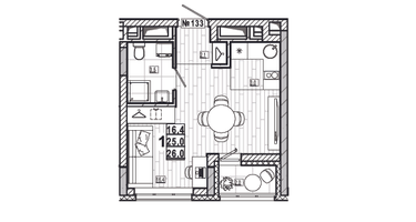 Студия, 26&nbsp;м²