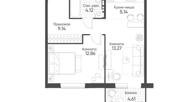 2-к. квартира, 45&nbsp;м²