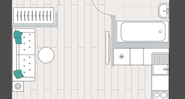 Студия, 31&nbsp;м²