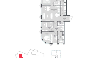 3-к. квартира, 161 м²