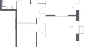 3-к. квартира, 64&nbsp;м²