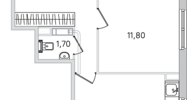 2-к. квартира, 57&nbsp;м²