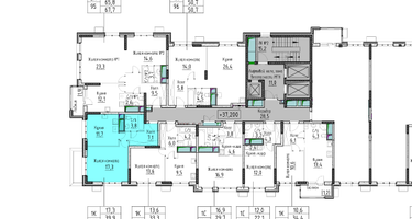 1-к. квартира, 39&nbsp;м²