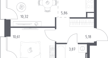 Студия, 35&nbsp;м²