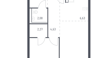 Студия, 48&nbsp;м²
