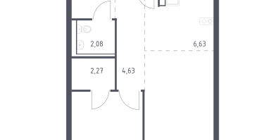 Студия, 48&nbsp;м²