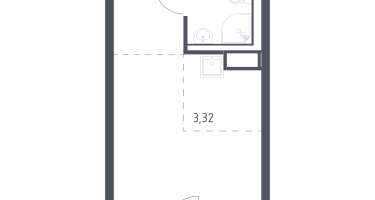 Студия, 23&nbsp;м²