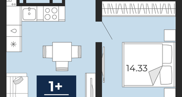 1-к. квартира, 42&nbsp;м²