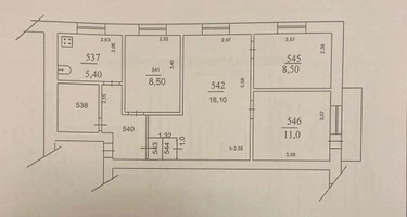 4-к. квартира, 61,3&nbsp;м²