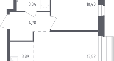 Студия, 36&nbsp;м²