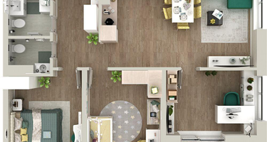 3-к. квартира, 78 м²