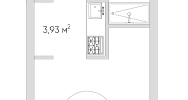 Студия, 26 м²