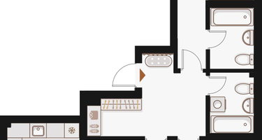 3-к. квартира, 82&nbsp;м²