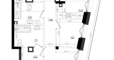2-к. квартира, 97&nbsp;м²