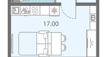 Студия, 24&nbsp;м²