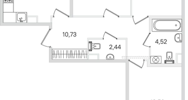 3-к. квартира, 78&nbsp;м²