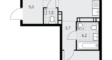 3-к. квартира, 58&nbsp;м²