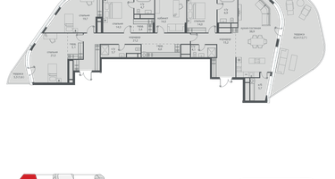 5-к. квартира, 230 м²