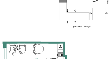 2-к. квартира, 36&nbsp;м²