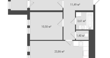2-к. квартира, 65&nbsp;м²