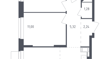 Студия, 51&nbsp;м²