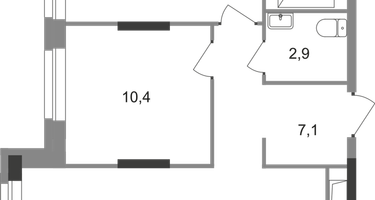 2-к. квартира, 60&nbsp;м²