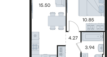 1-к. квартира, 35&nbsp;м²