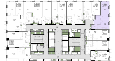 1-к. квартира, 43&nbsp;м²