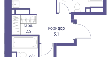 2-к. квартира, 70&nbsp;м²