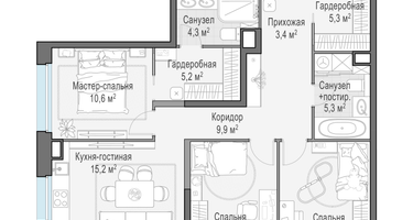 4-к. квартира, 79&nbsp;м²