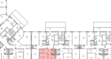 1-к. квартира, 41&nbsp;м²