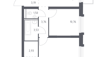 2-к. квартира, 61&nbsp;м²